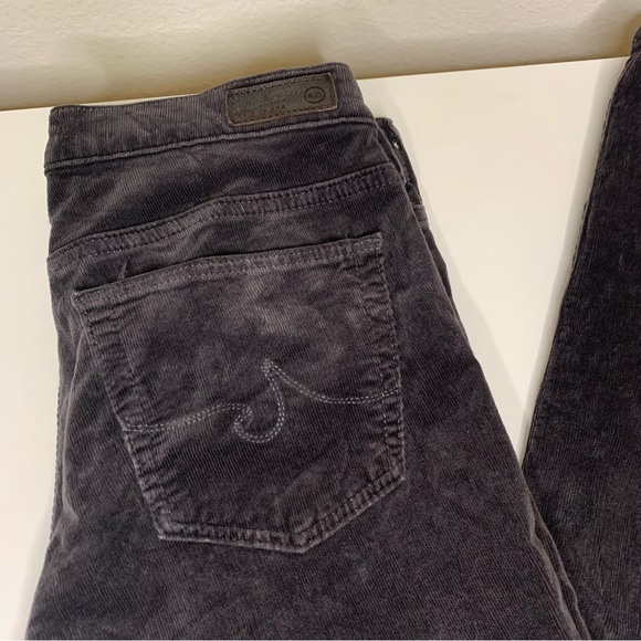 AG The Stevie Slim Straight Brown Corduroy Pants Brown 27R - Picture 6 of 12